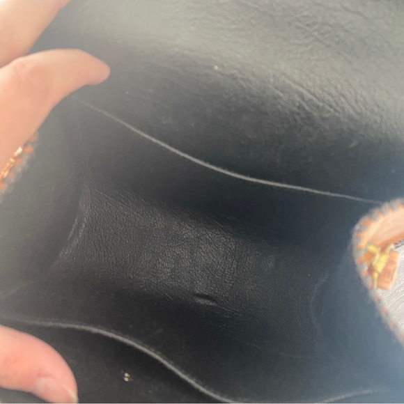 Vintage Tooled Leather Bag - Picture 7 of 10